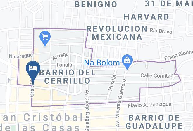 San Cristobal De Las Casas - Hotel Plaza Santo Domingo Maps