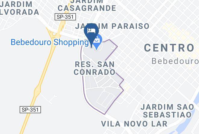 Bebedouro - Hotel Plaza Shopping Maps