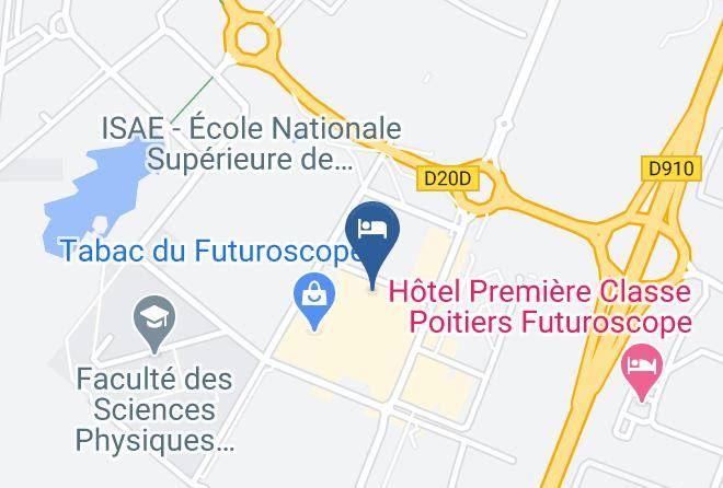 Vienne - Hotel Plaza Site Du Futuroscope A Poitiers Maps