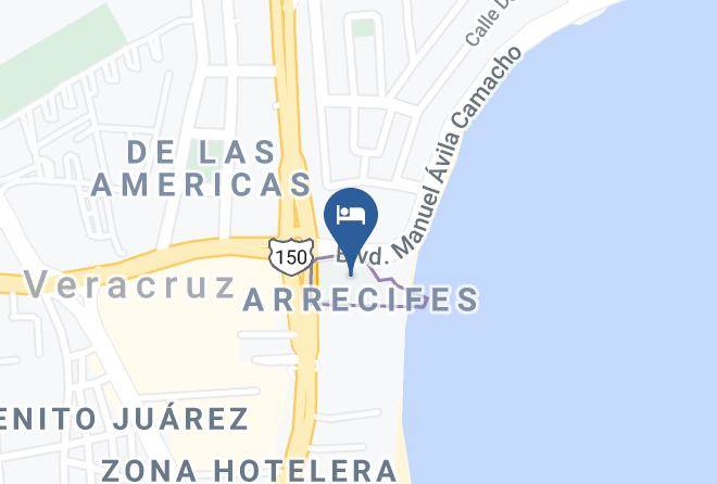 Boca Del Rio - Hotel Plaza Sol Veracruz Boca Del Rio Maps