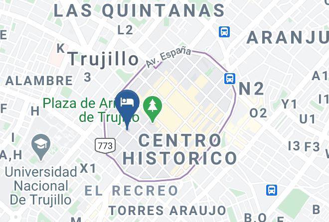 Trujillo - Hotel Plaza Trujillo Maps