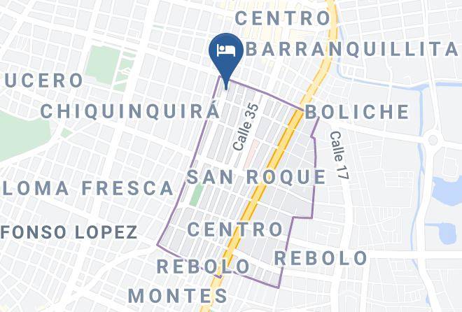 Barranquilla - Hotel Plaza Ventura Maps