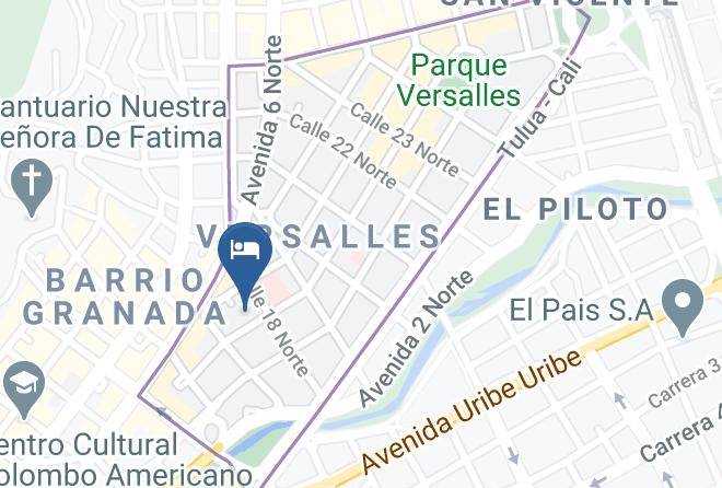 Cali - Hotel Plaza Versalles Maps