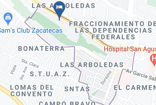 Guadalupe Municipality - Hotel Plaza Zacatecas Maps