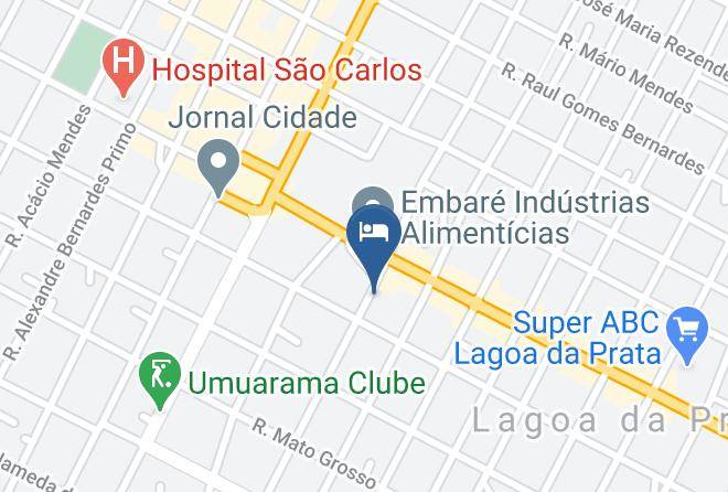 Lagoa Da Prata - Hotel Plazaro Maps