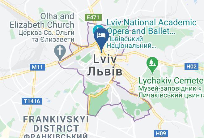 Lviv - Hotel Plazma Maps