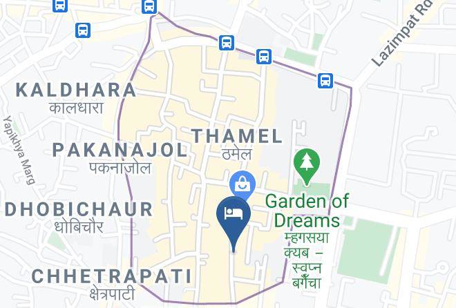 Kathmandu - Hotel Pleasure Home Maps