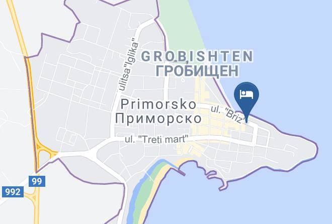 Primorsko - Hotel Plovdiv Maps