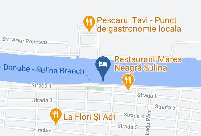 Sulina - Hotel Plutitor Carpatia Sf Constantin Maps