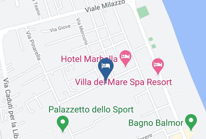 Hotel Plutone Map
