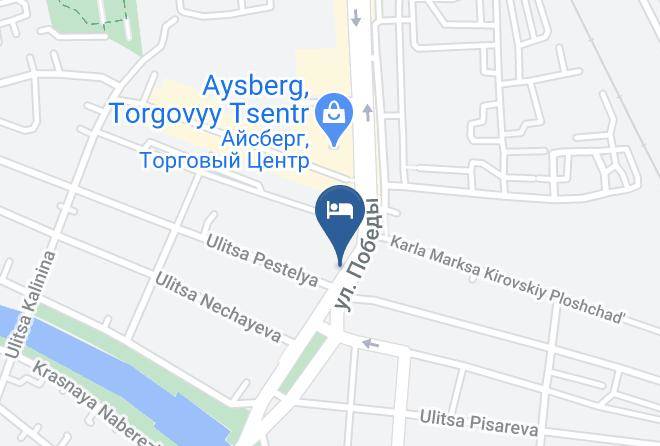 Astrakhan - Hotel Pobeda Maps