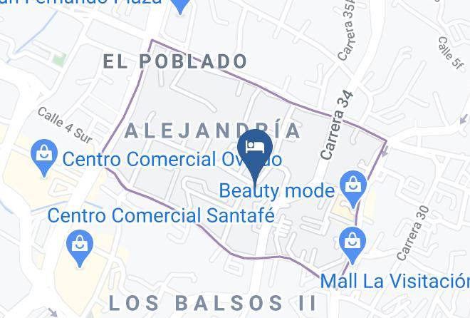 Medellin - Hotel Poblado Alejandria Express Maps