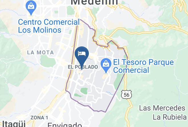 Medellin - Hotel Poblado Plaza Maps