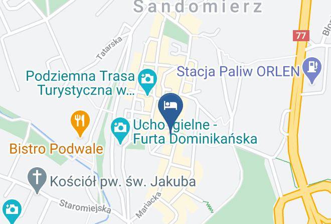 Sandomierski - Hotel Pod Cizemka Maps