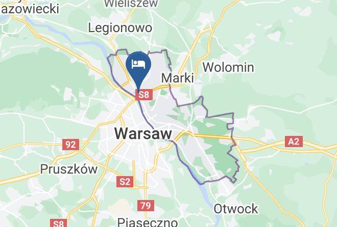 Warsaw - Hotel Pod Grotem Maps