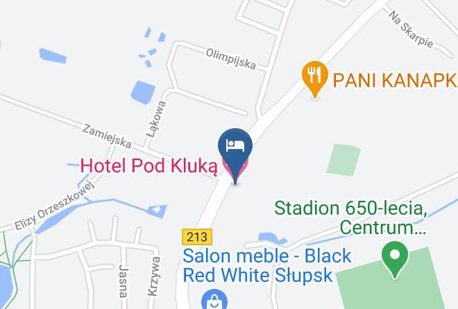 Hotel Pod Kluka Map