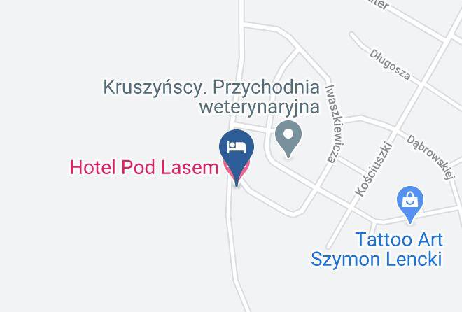 Namyslowski - Hotel Pod Lasem Maps