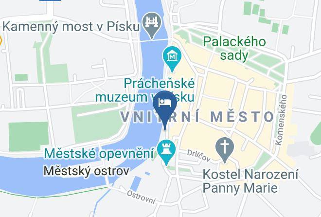 Pisek - Hotel Pod Skalou Maps