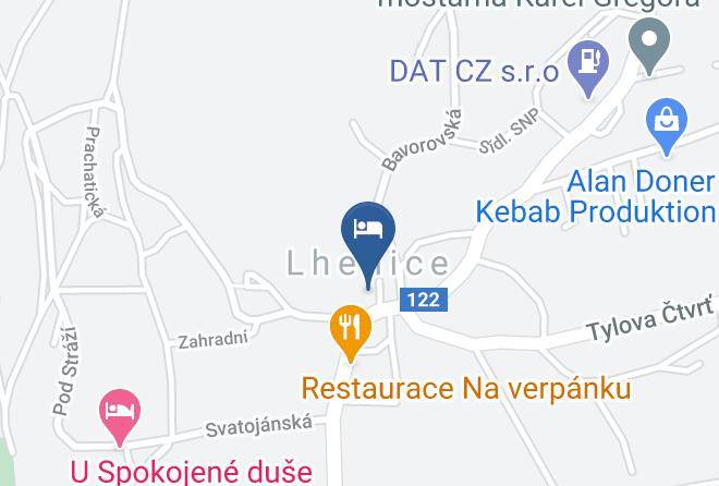 Hotel Pod Strazi Map