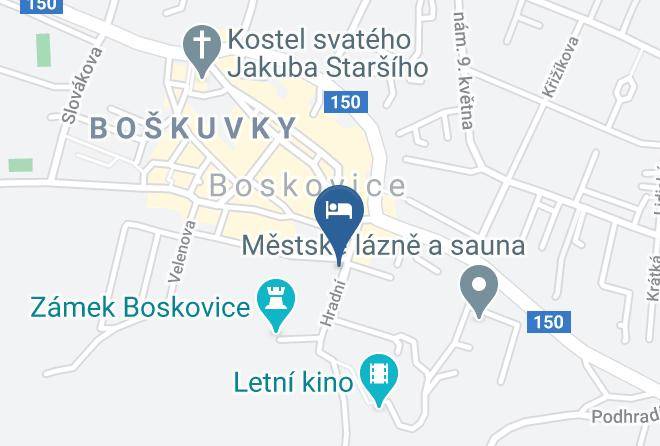Blansko - Hotel Pod Zamkem Maps