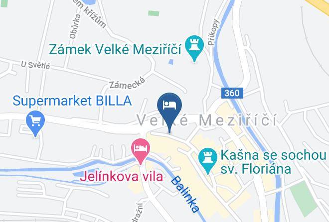 Zdar Nad Sazavou - Hotel Pod Zamkem Maps