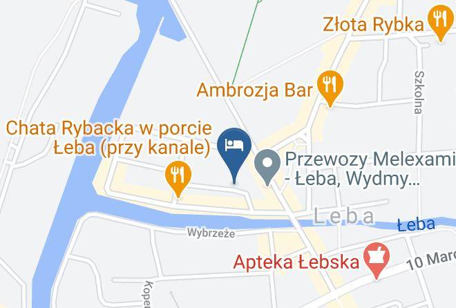 Leborski - Hotel Pod Zlota Rybka Maps