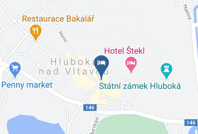 Ceske Budejovice - Hotel Podhrad Maps