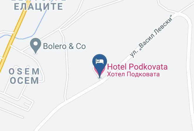 Etropole - Hotel Podkovata Maps