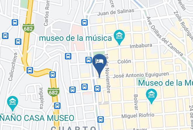 Hotel Podocarpus Map