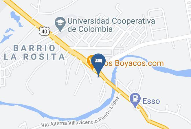Villavicencio - Hotel Pofa Maps