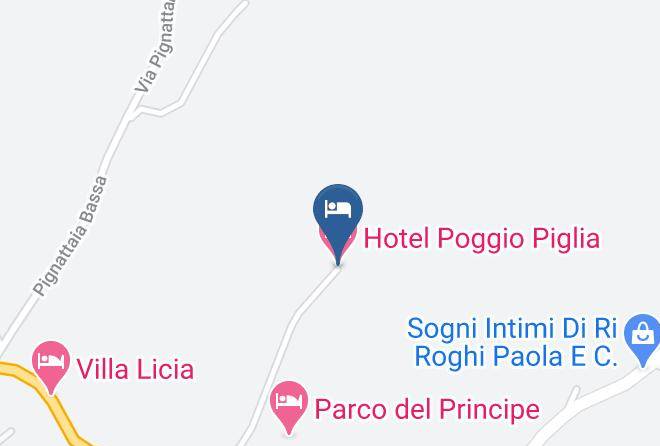 Siena - Hotel Poggio Piglia Maps