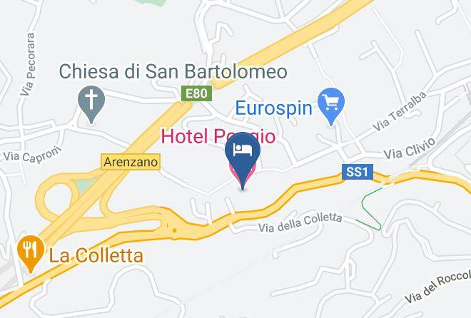 Genoa - Hotel Poggio Maps