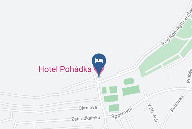 Most - Hotel Pohadka Maps