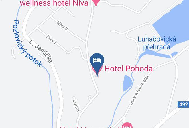 Pozlovice - Hotel Pohoda Maps