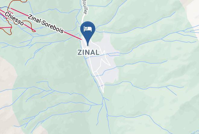 Hotel Pointe De Zinal Map