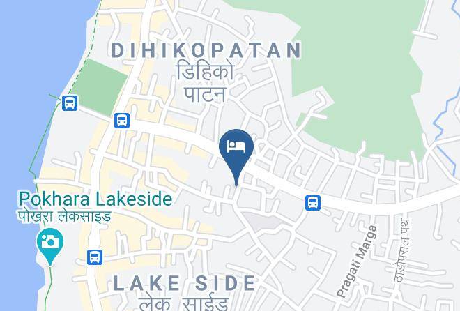 Pokhara - Hotel Pokhara Blue Lake Maps