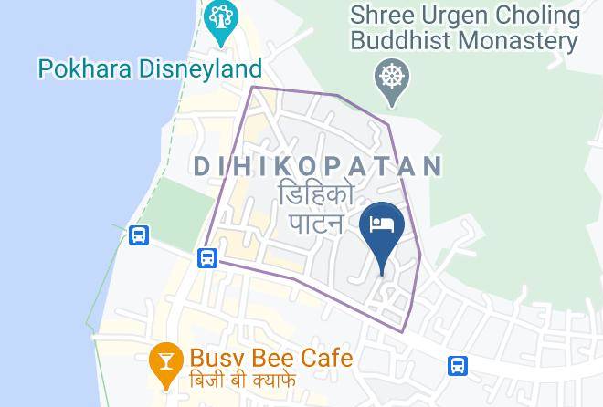 Pokhara - Hotel Pokhara Paradise Maps