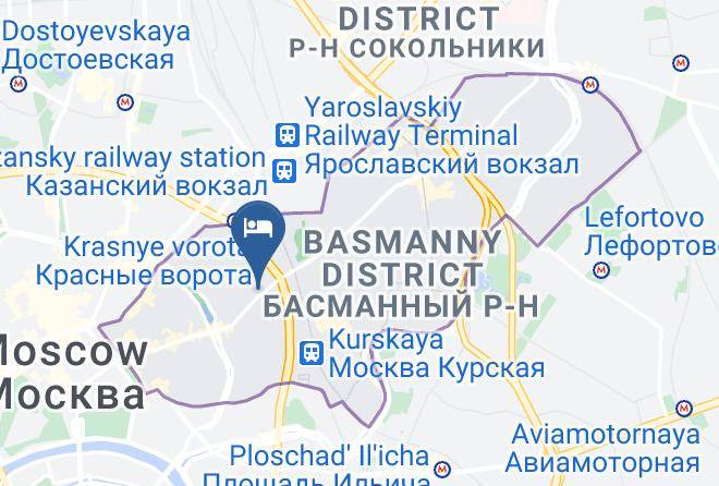 Moscow - Hotel Pokrovkskie Dom Maps
