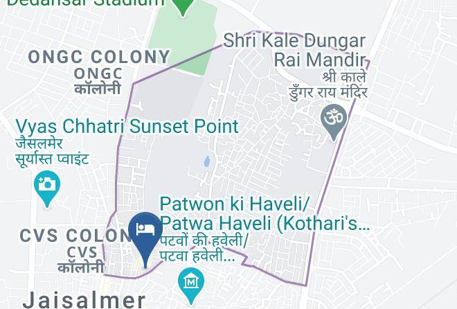 Jaisalmer - Hotel Boomerang Desert Safari Maps
