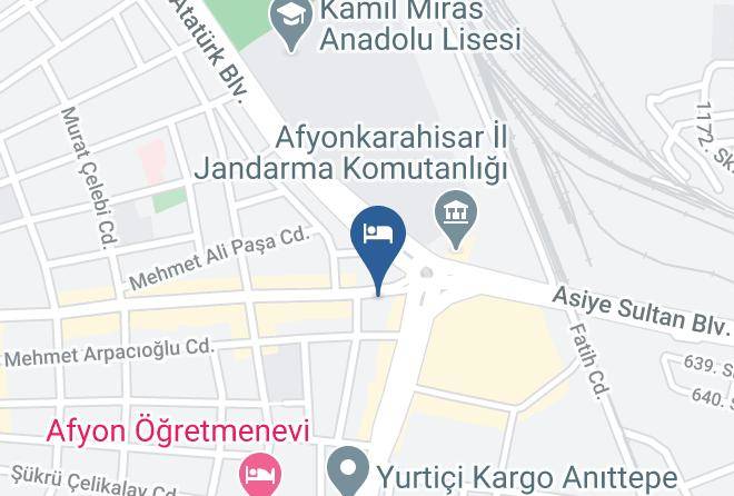 Afyonkarahisar - Hotel Polat Maps