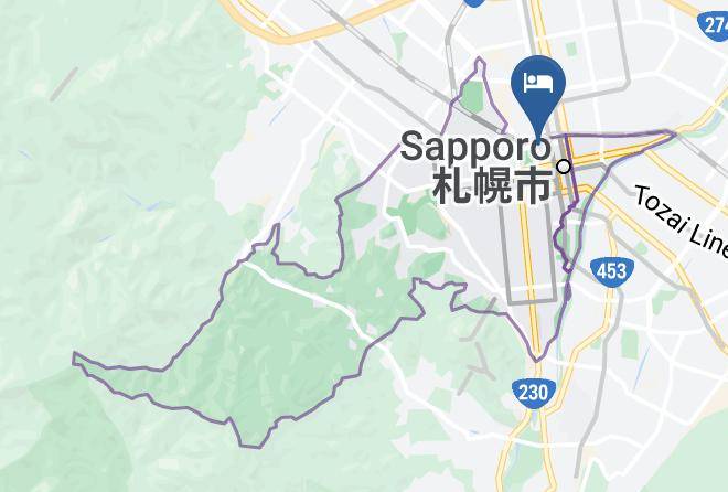 Sapporo City Chuo Ward - Hotel Polestar Sapporo Maps