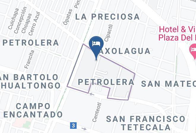 Azcapotzalco - Hotel Polimpo Maps