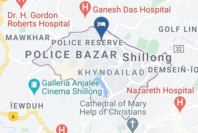 Shillong - Hotel Polo Towers Shillong Maps