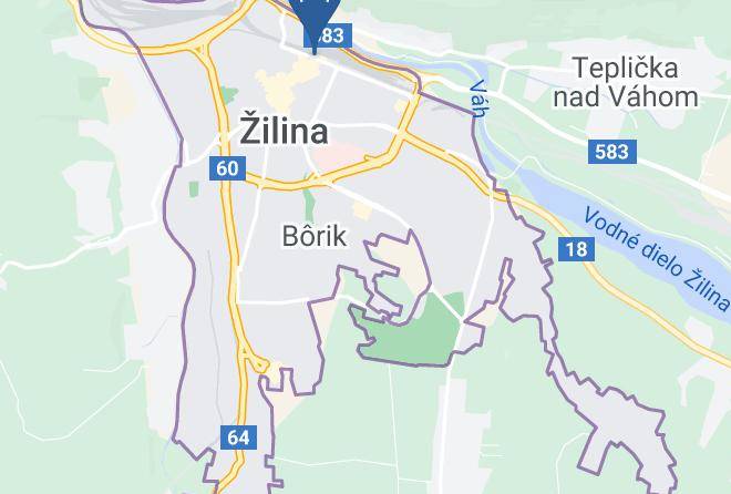 Zilina - Hotel Polom Maps
