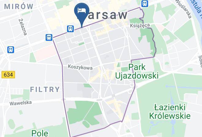 Warsaw - Hotel Polonia Palace Maps