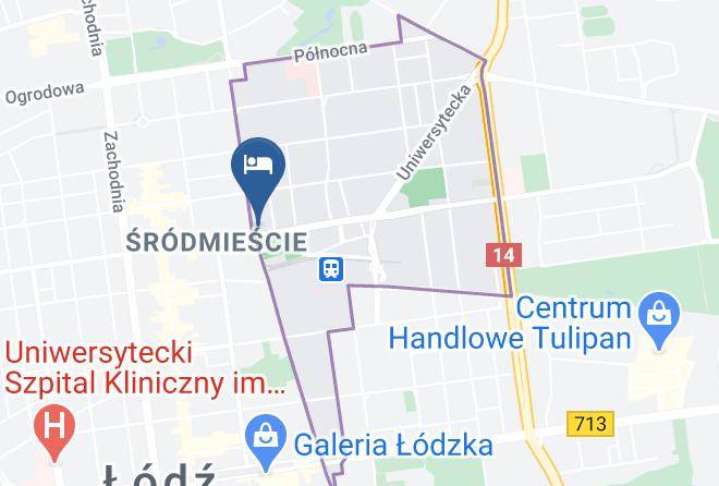 Lodz - Hotel Polonia Palast Maps