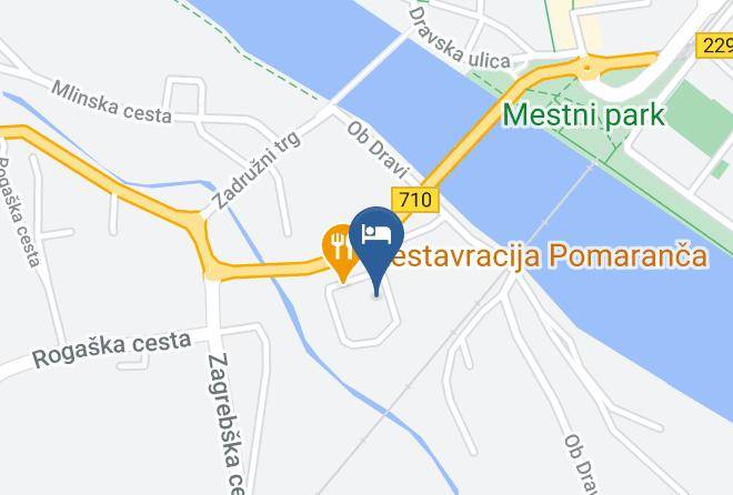 Ptuj - Hotel Pomaranca Maps