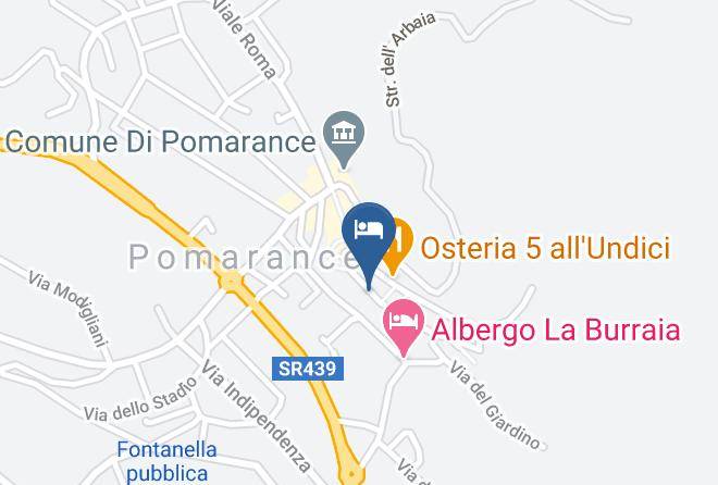 Pisa - Hotel Pomarancio Maps