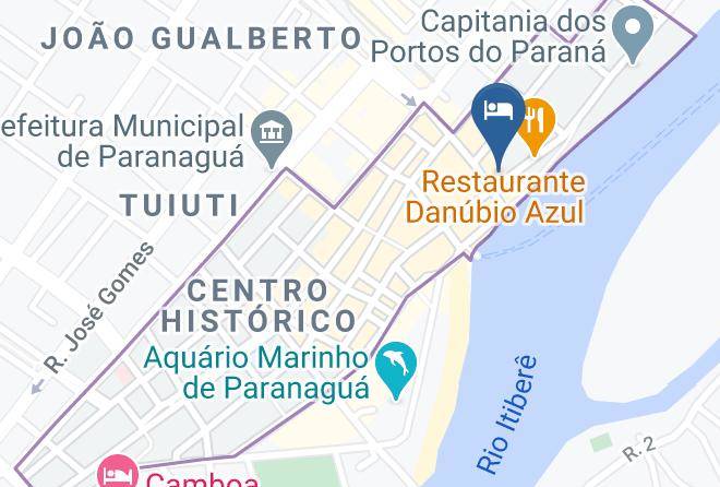Paranagua - Hotel Ponderosa Maps