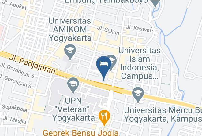 Sleman - Hotel Pondok Anggun Maps